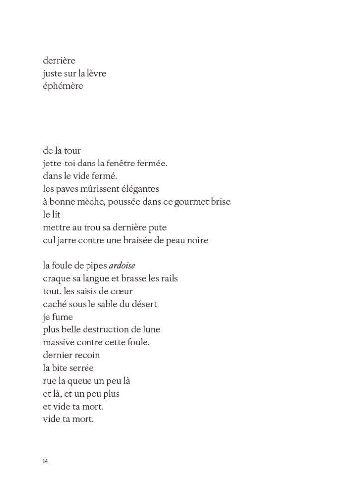 Je vomis du nez, le sang bleu de la nuit – Image 2