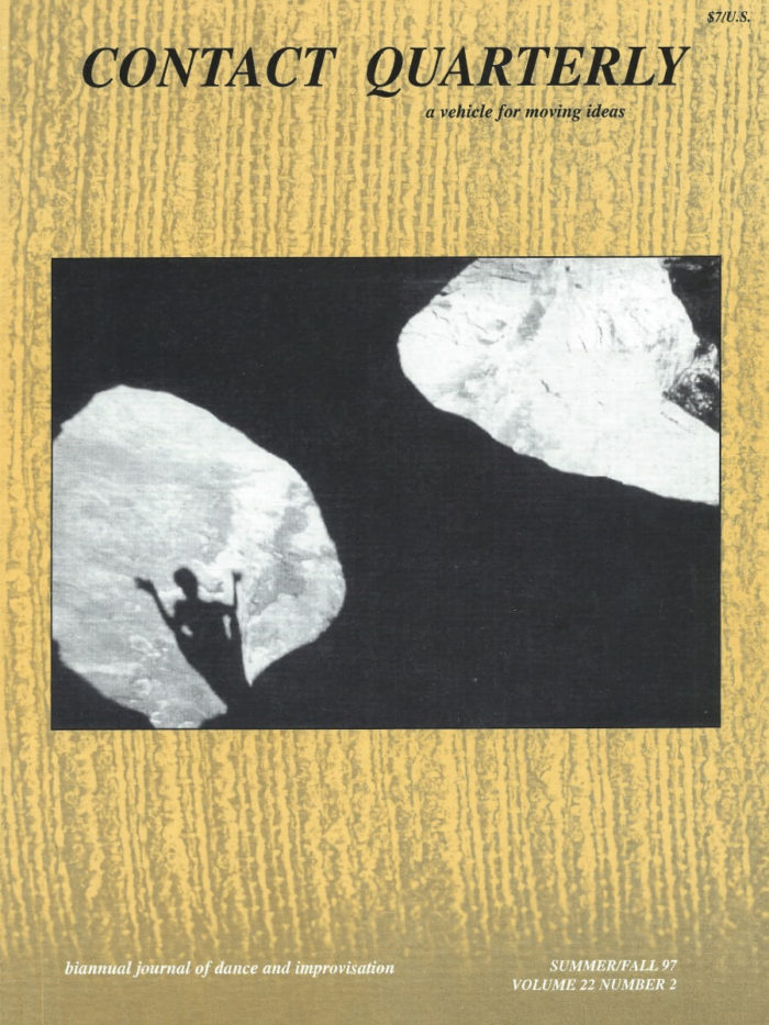 Contact Quarterly/Volume 22 #2