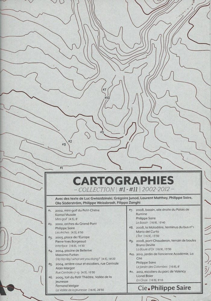 Cartographies: projet d’interventions chorégraphiques en paysages urbains
