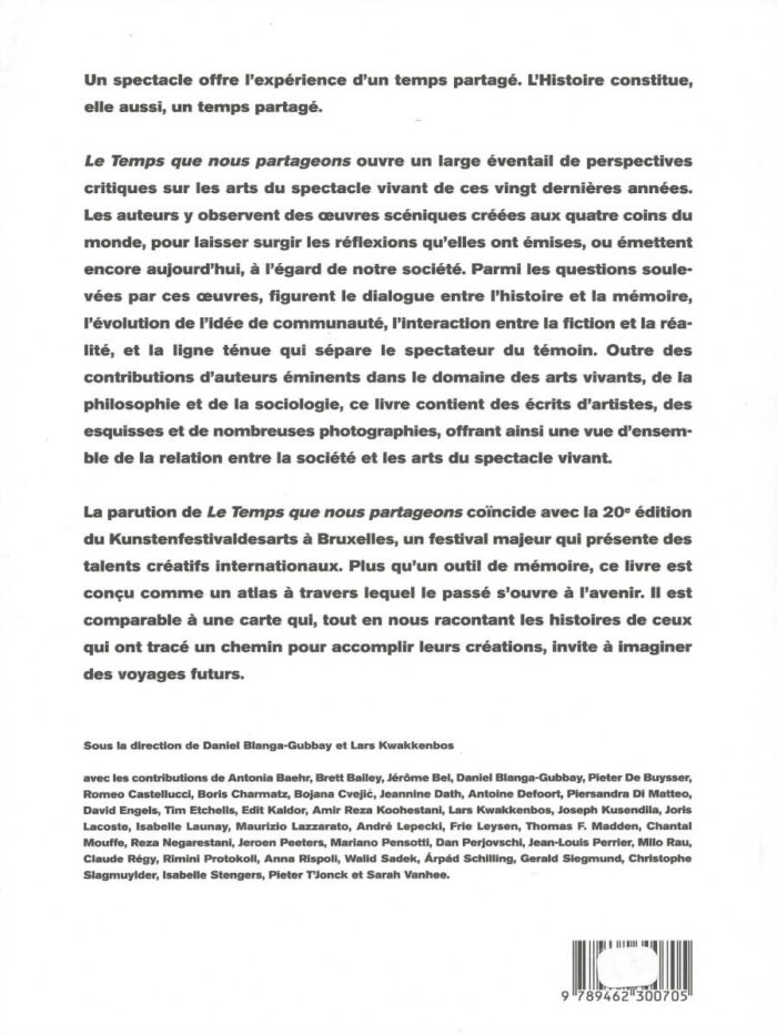 Le temps que nous partageons - Réflexions à travers le spectacle vivant - Image 2