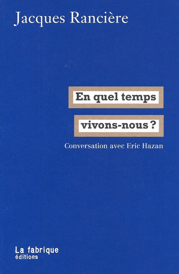 En quel temps vivons-nous?