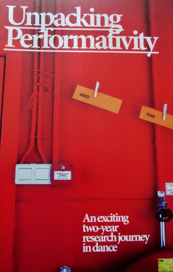 Unpacking Performativity - An exciting two-year research journey in dance