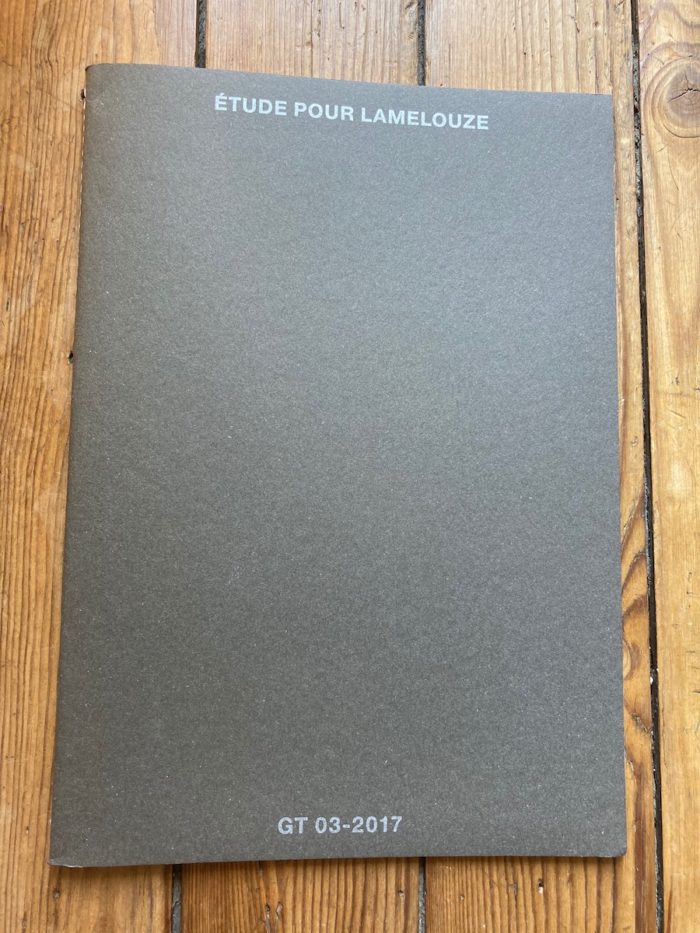 Étude pour Lamelouze