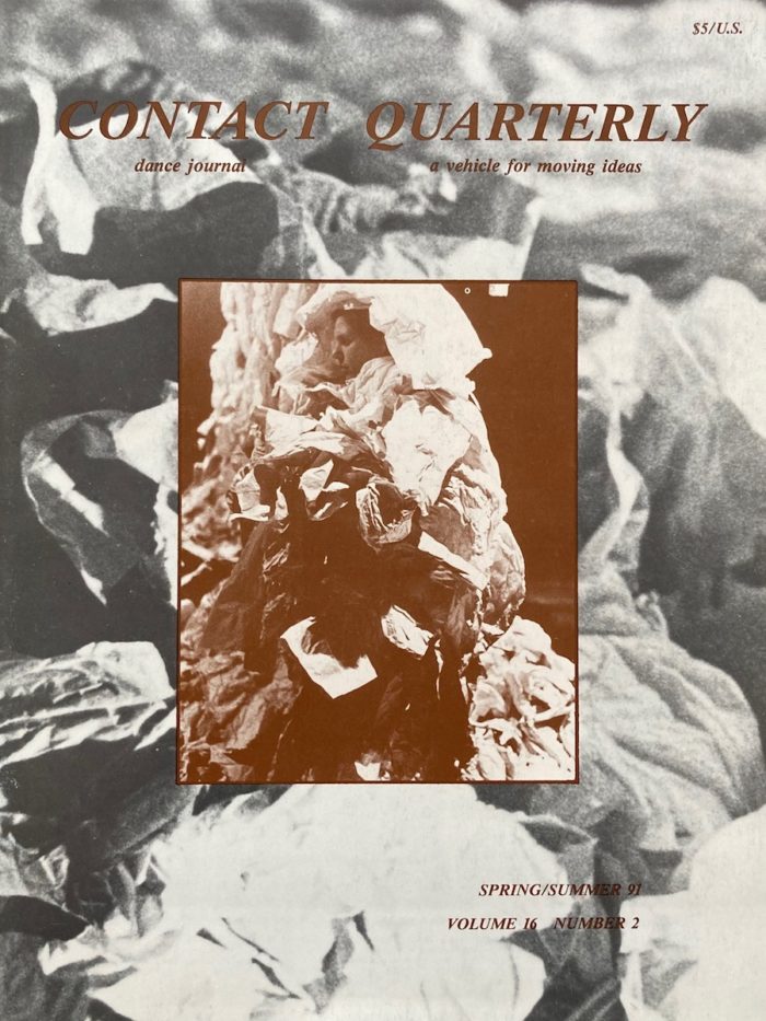 Contact Quarterly/Volume 16 #2
