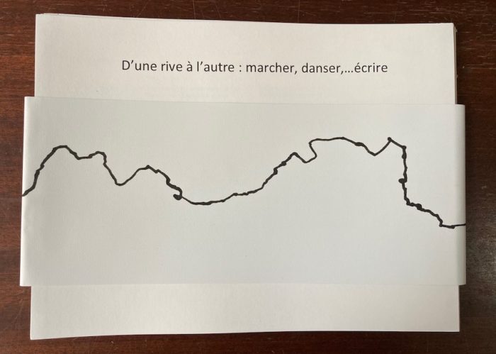 Cahier de Sentiers n°5 : D’une rive à l’autre : marcher, danser,… écrire