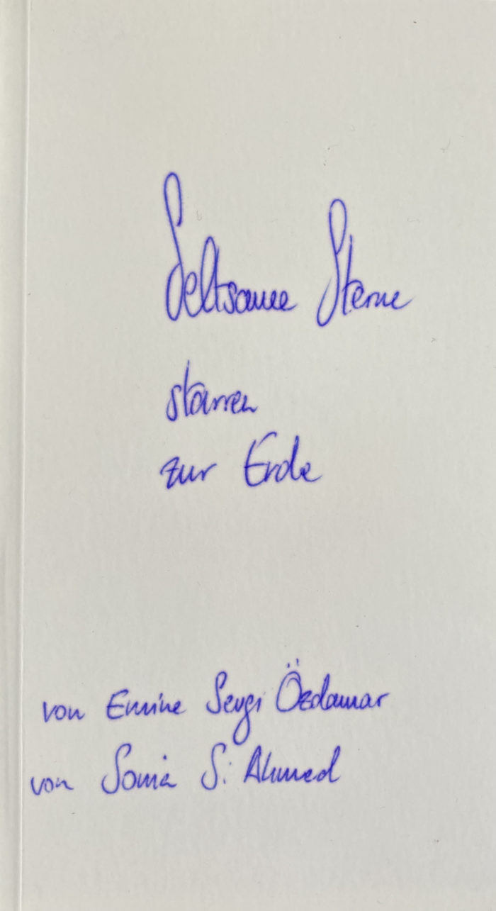 Seltsame Sterne Starren zur Erde