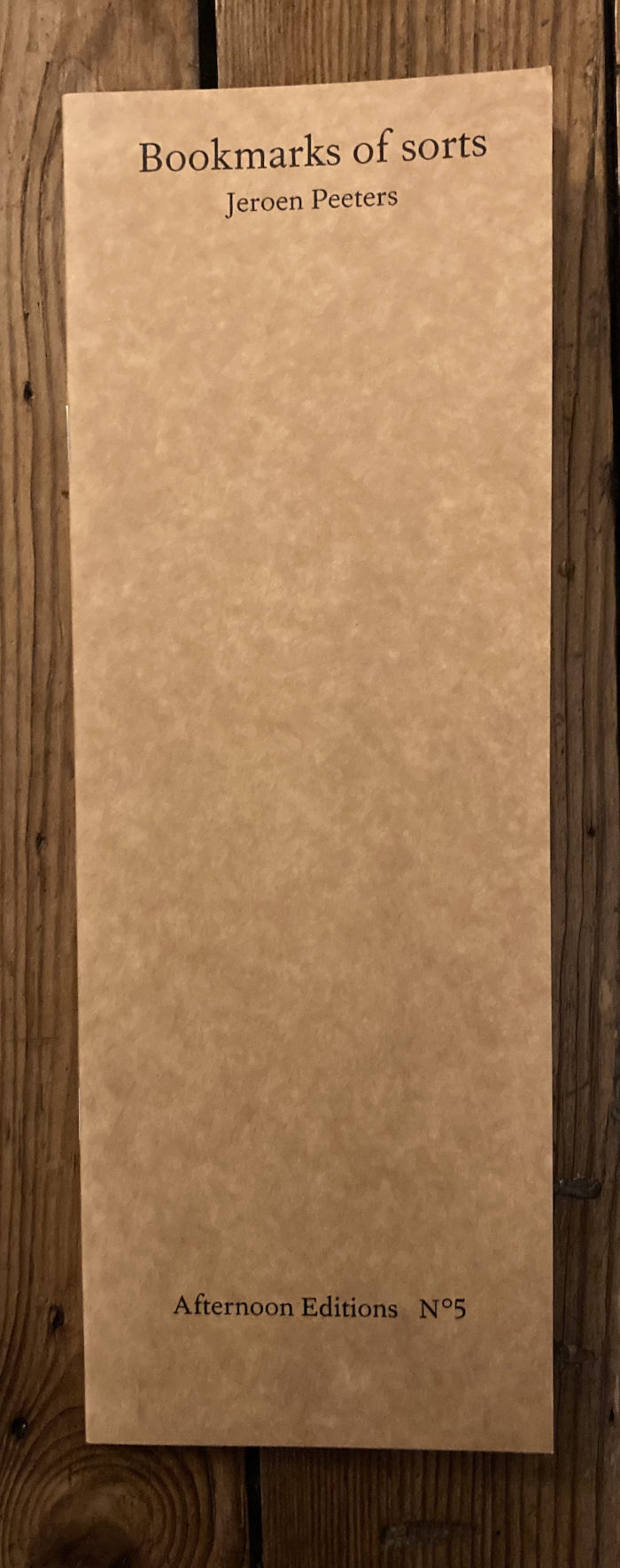 Bookmarks of sorts
