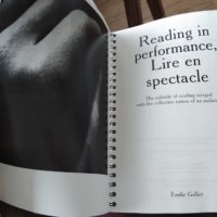 Reading in Performance,  Lire en Spectacle - The solitude or reading merged with the collective nature of an audience - Image 2