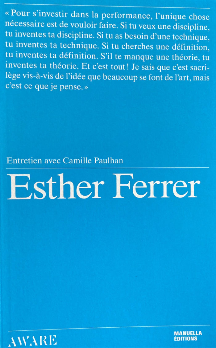 Entretien avec Esther Ferrer